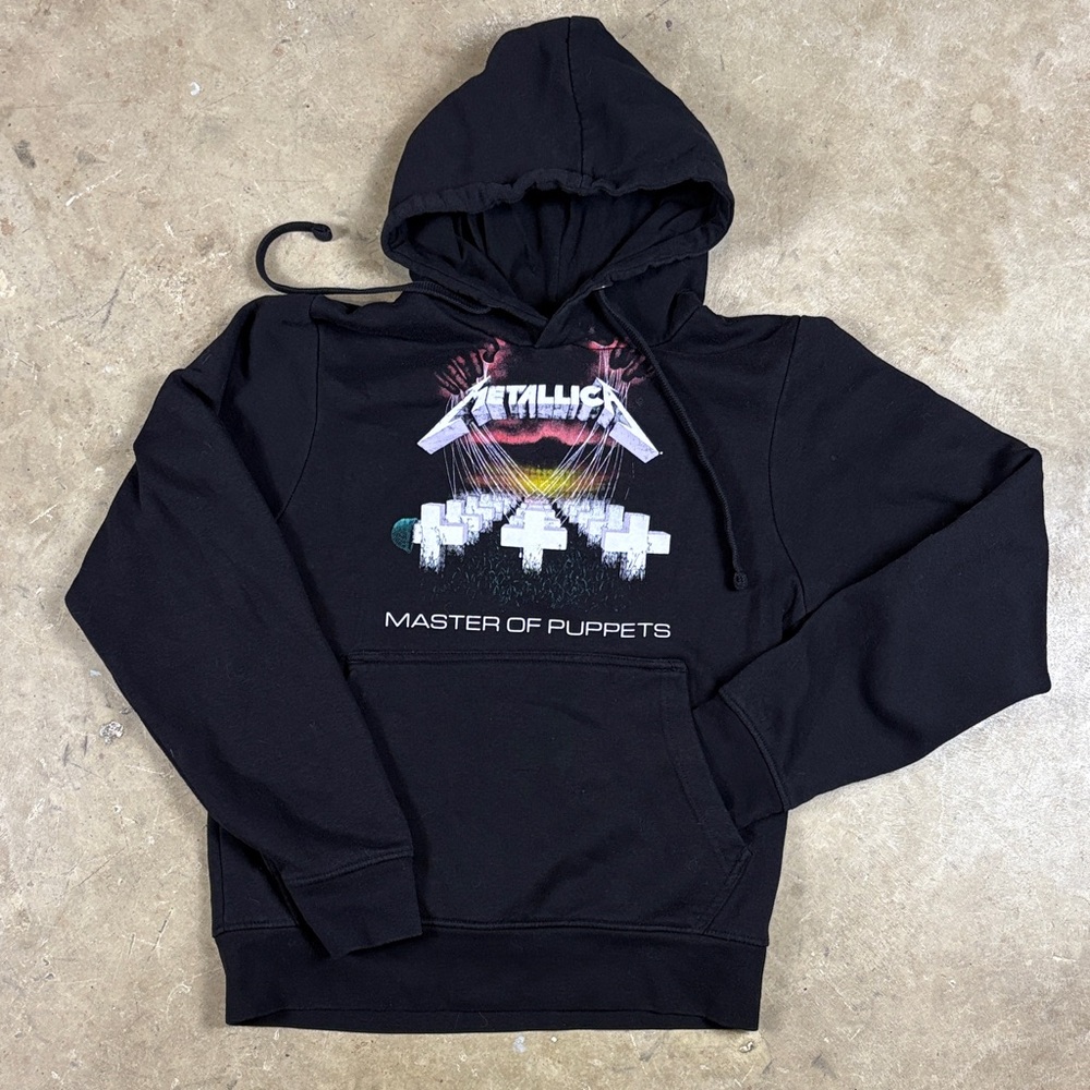 Men's Small Metallica Black Graphic Hoodie